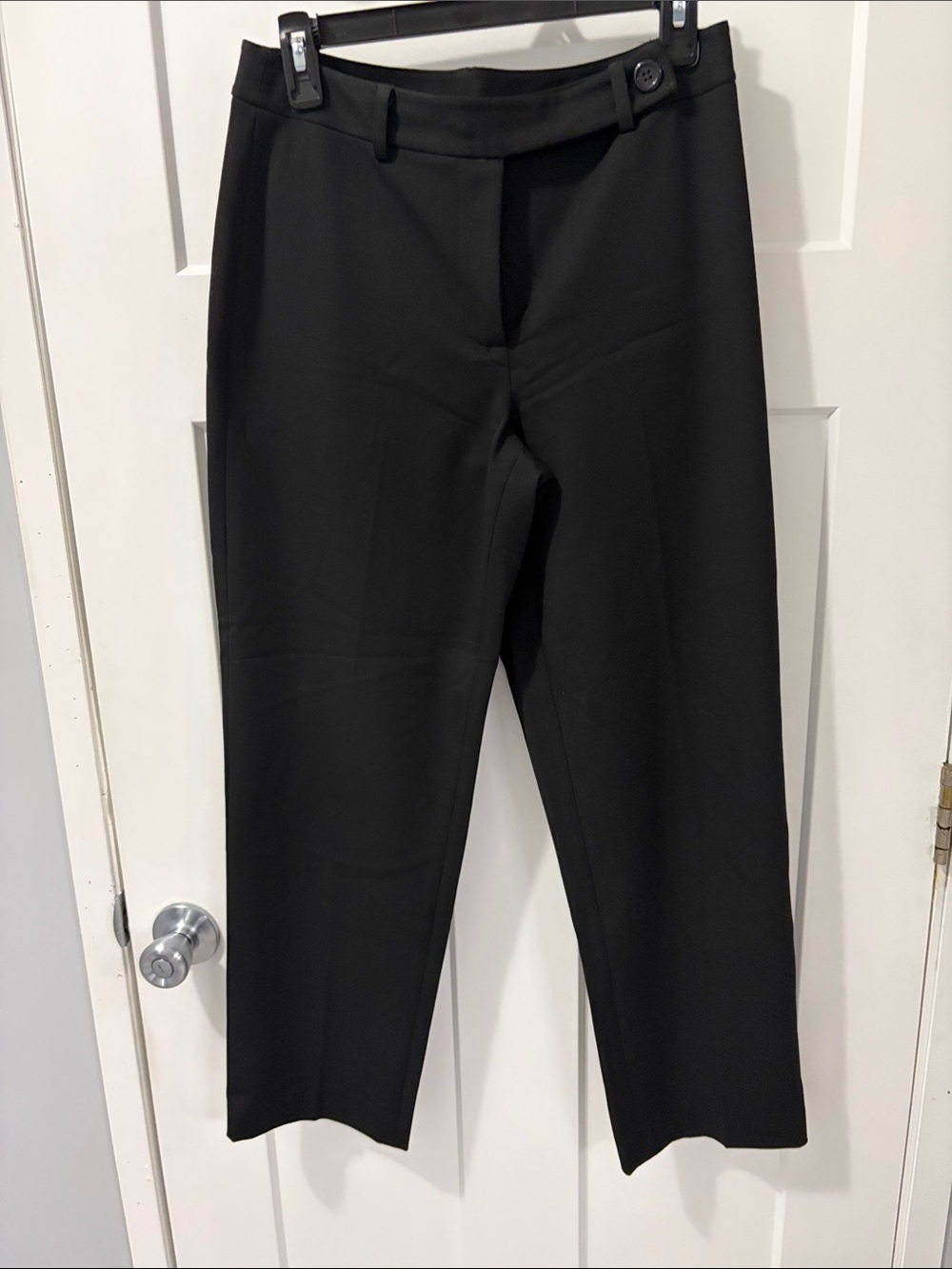 Talbots Black Straight-Leg Dress Pants
